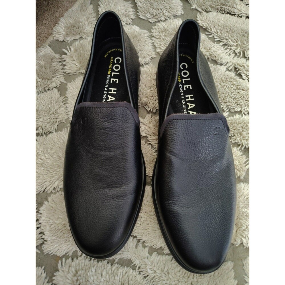 Cole Haan Black Sip On Men's Shoes Size 11M Style C39553 Grand 360 Design NWOB - Picture 1 of 5